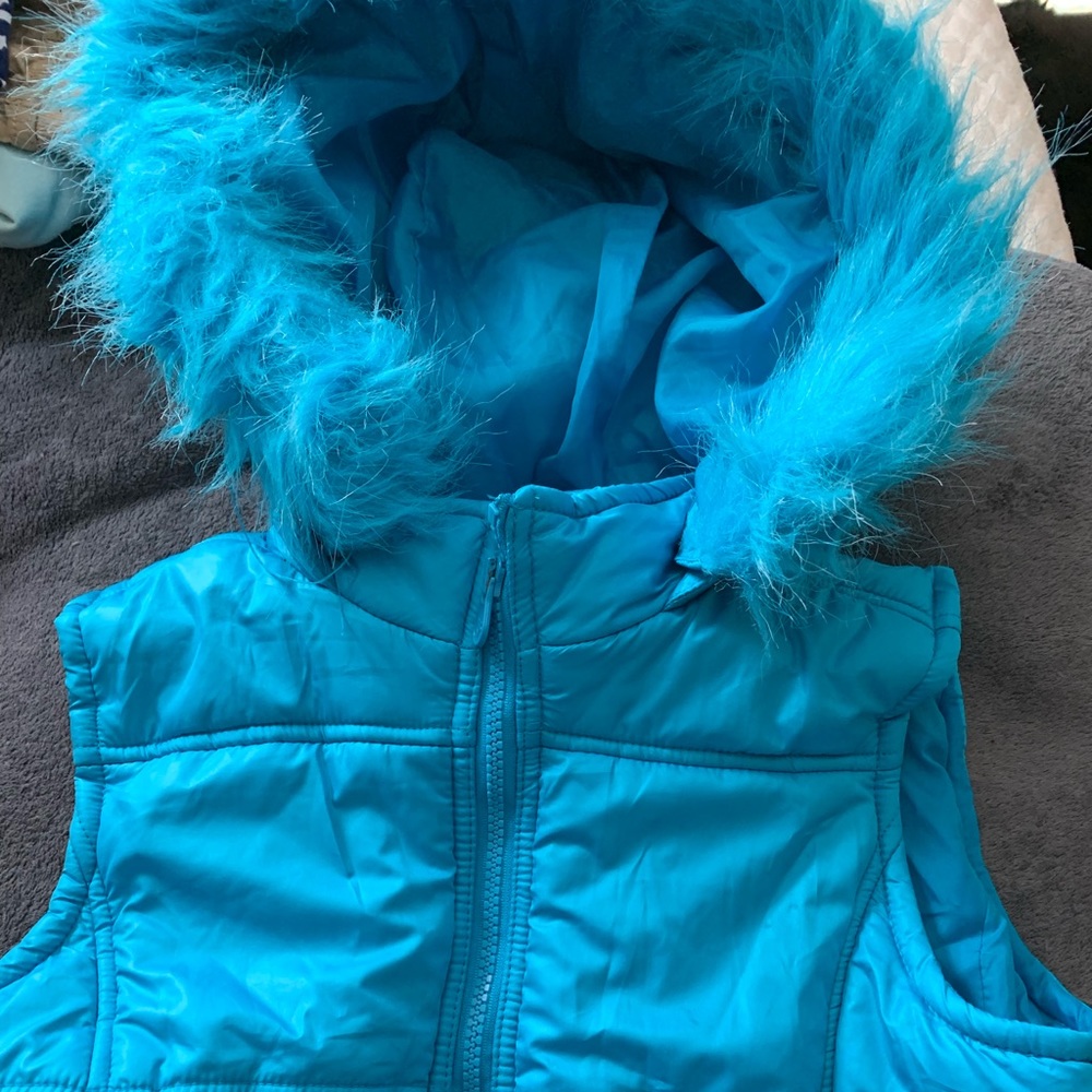 Girls Justice vest with Hood
